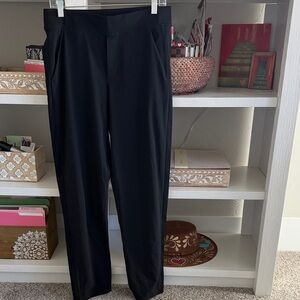 Athleta light weight athletic black pants. Like new! Size 8T.